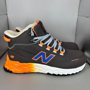 New Balance Cremorne Men's Mid Top Hiking Boots Brown Orange Toe Protect Comfort